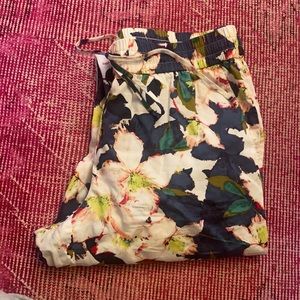 J. Crew Cove Floral Cuffed Jogger Pants